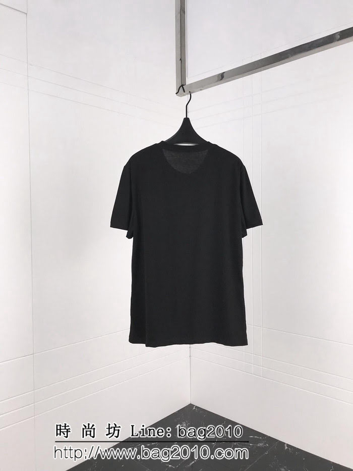 pp 19ss早春 燙鑽短袖 大幅度進口奧鑽燙鑽工藝 定制絲光棉 工藝細節完美 ydi2543